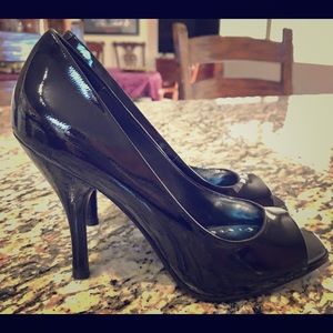 NEW BCBG Black Patton Heels